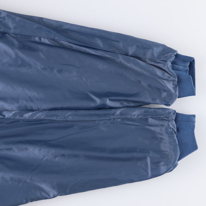 90'S WINDBREAKER Derby Jacket, Cup Shoulder Jacket, Men's XL, Vintage polyester blue type Vintage Second Hand