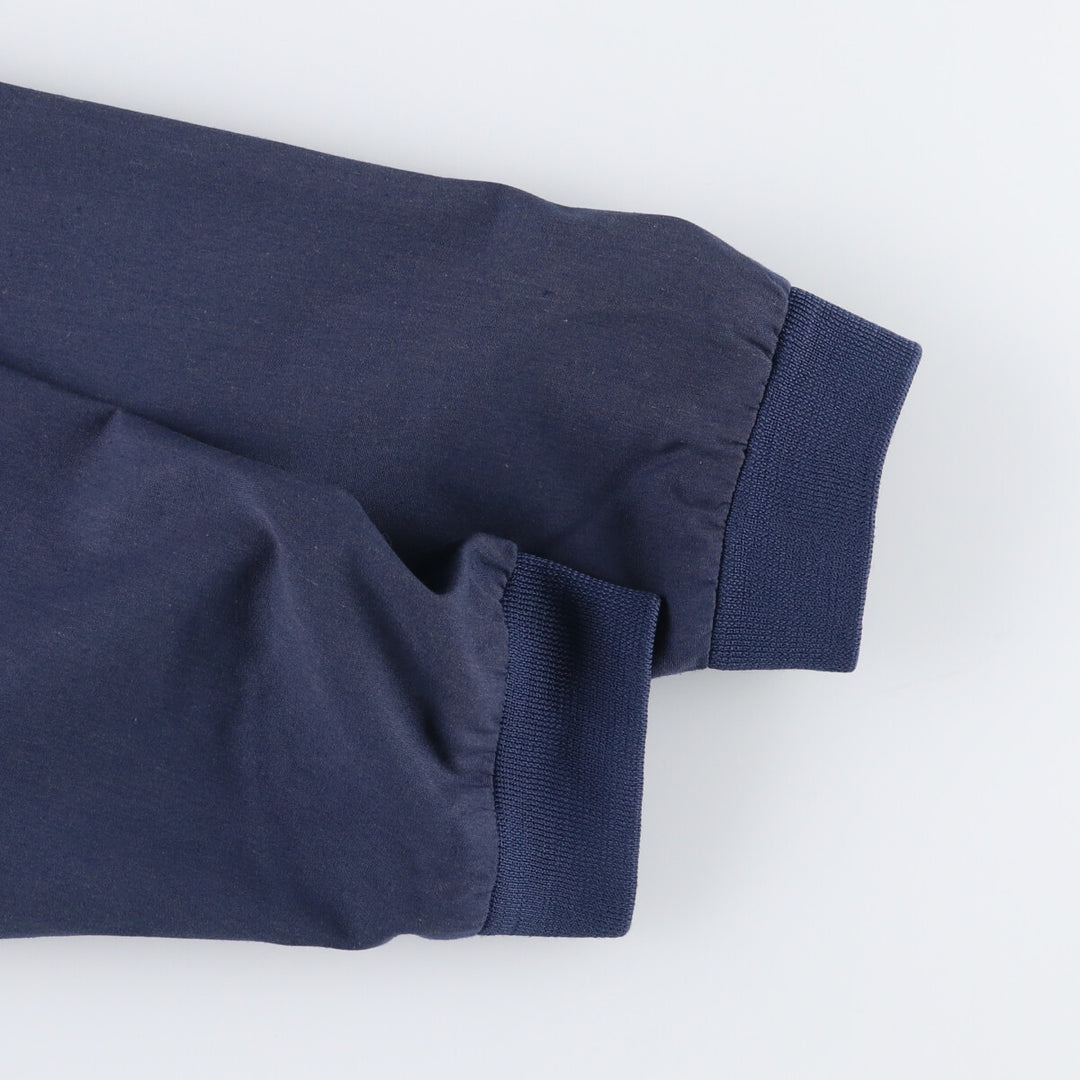 90s~00'S HABAND Derby Jacket Cup Shoulder Jacket Men's L size polyester Navy blue Vintage Second Hand