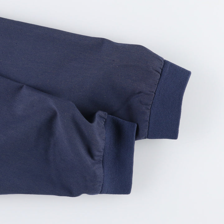 90s~00'S HABAND Derby Jacket Cup Shoulder Jacket Men's L size polyester Navy blue Vintage Second Hand