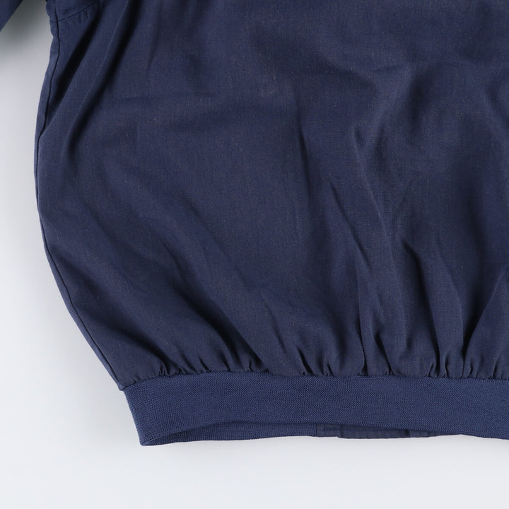 90s~00'S HABAND Derby Jacket Cup Shoulder Jacket Men's L size polyester Navy blue Vintage Second Hand
