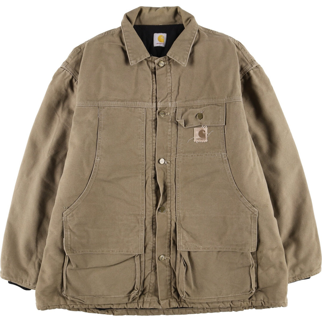 Carhartt Traditional Padded Duck Work Jacket, Men's XXL unclear Beige type Vintage Second Hand