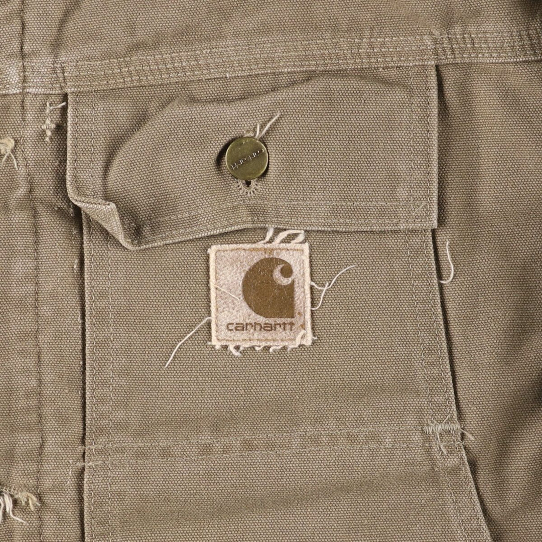 Carhartt Traditional Padded Duck Work Jacket, Men's XXL unclear Beige type Vintage Second Hand