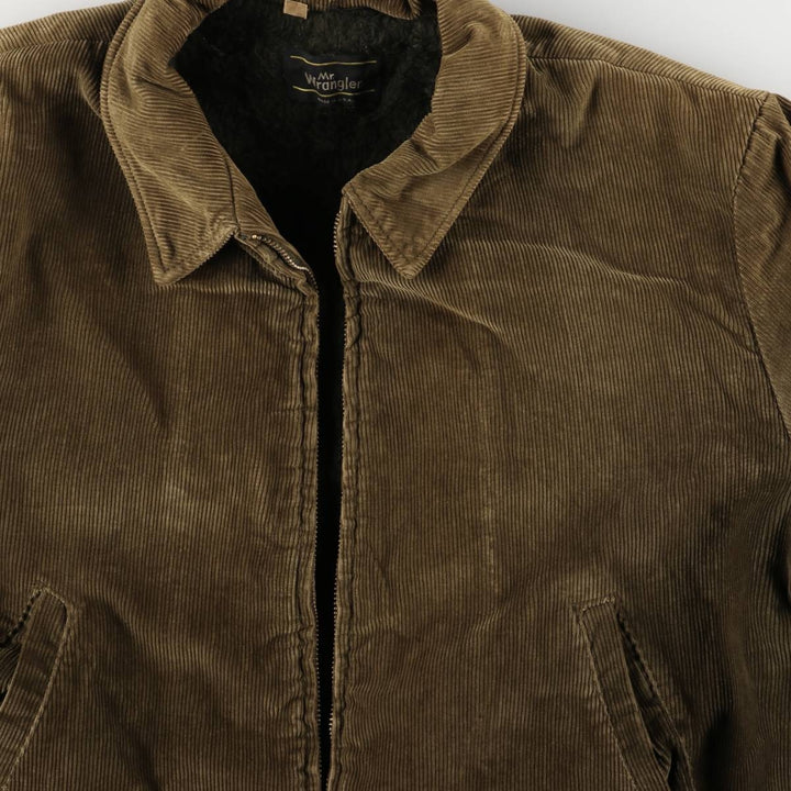 Vintage Mr. Wrangler corduroy jacket, made in the USA, men's size XL unclear brown type Vintage Second Hand