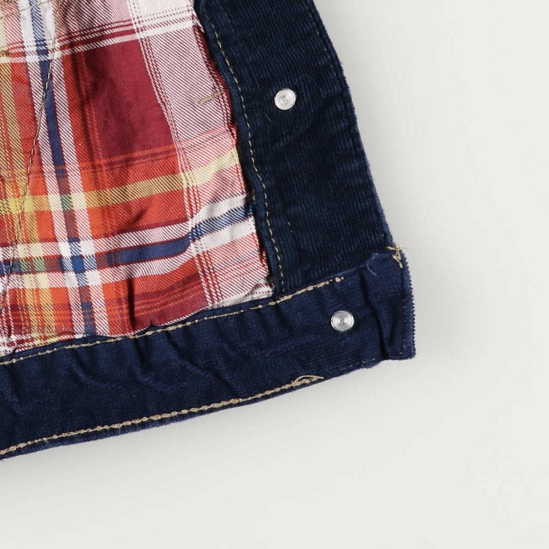 Amethyst Corduroy Jacket, Women's Size M cotton navy blue type Vintage Second Hand