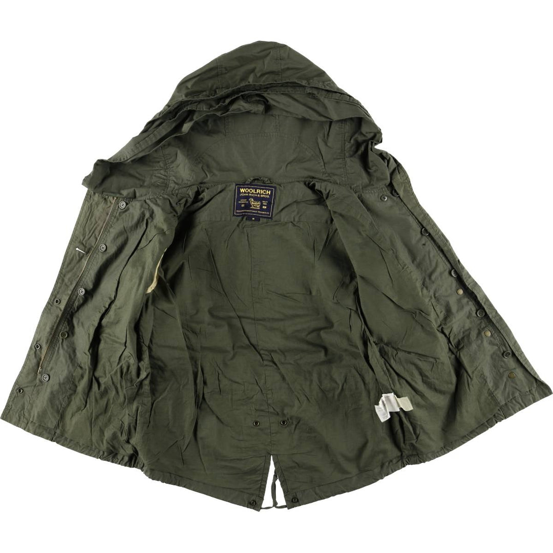WOOLRICH Cotton Parka, Women's Size M cotton Khaki type Vintage Second Hand