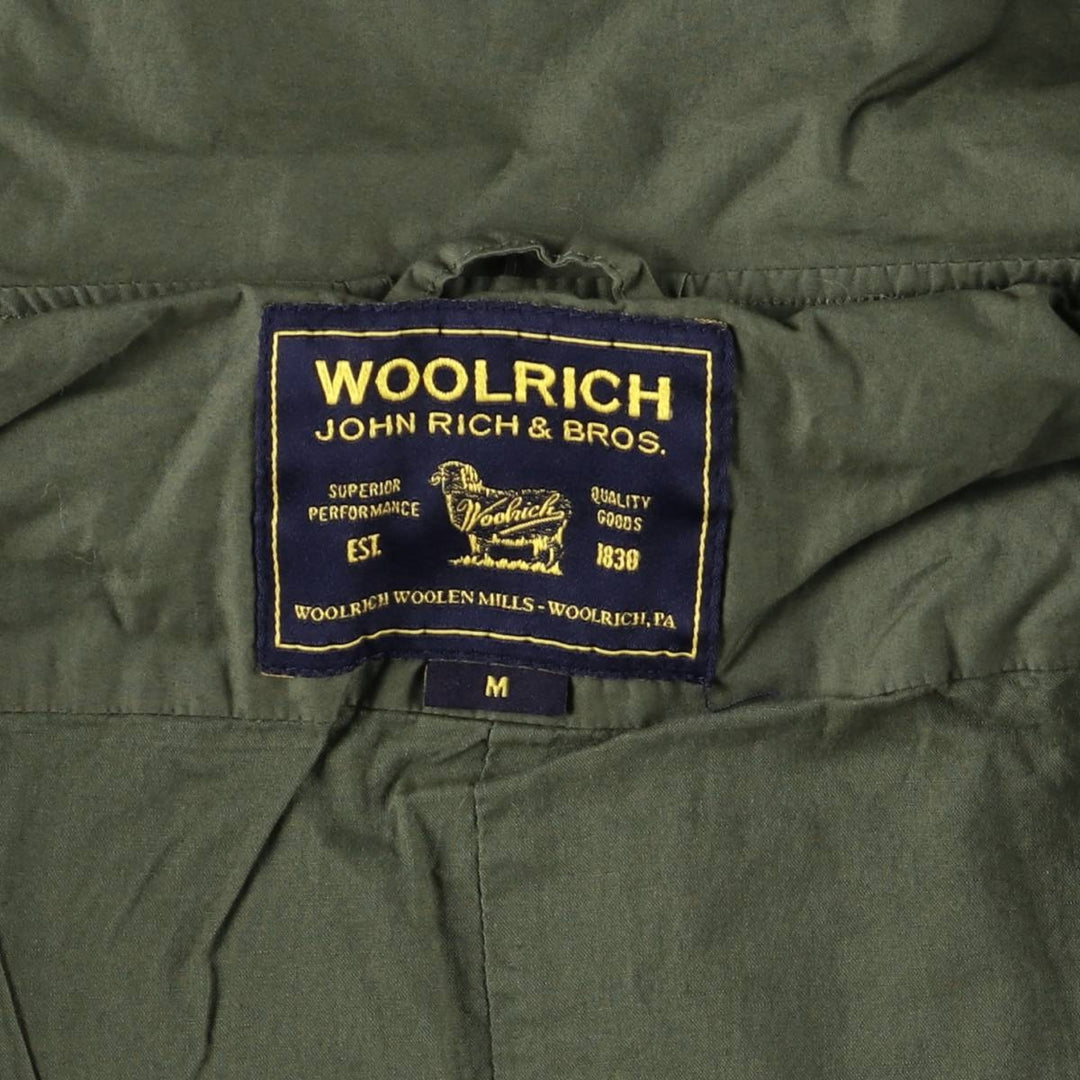 WOOLRICH Cotton Parka, Women's Size M cotton Khaki type Vintage Second Hand