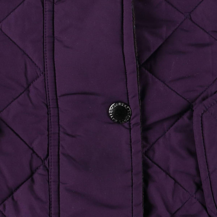 Ralph Lauren LAUREN Women's Quilted Jacket (Size M) polyester purple type Vintage Second Hand