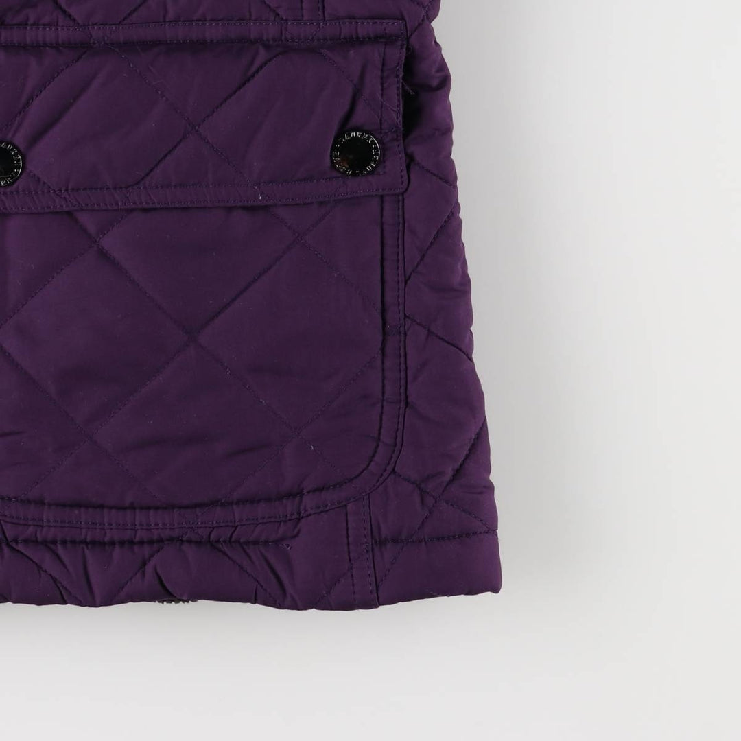 Ralph Lauren LAUREN Women's Quilted Jacket (Size M) polyester purple type Vintage Second Hand