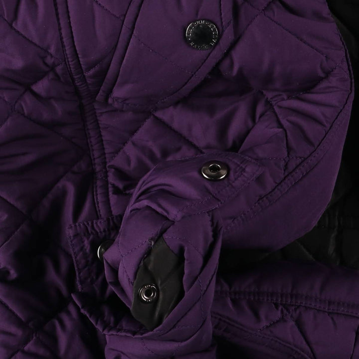 Ralph Lauren LAUREN Women's Quilted Jacket (Size M) polyester purple type Vintage Second Hand