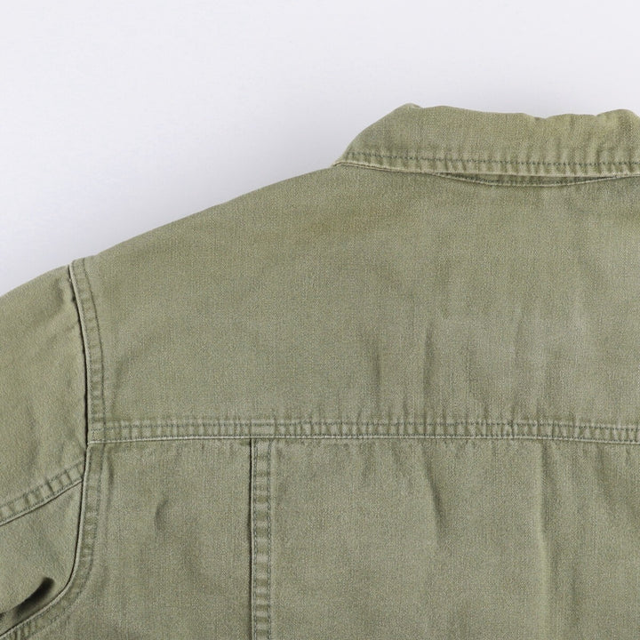 Eddie Bauer Women's Cotton Jacket, Size L cotton Khaki type Vintage Second Hand