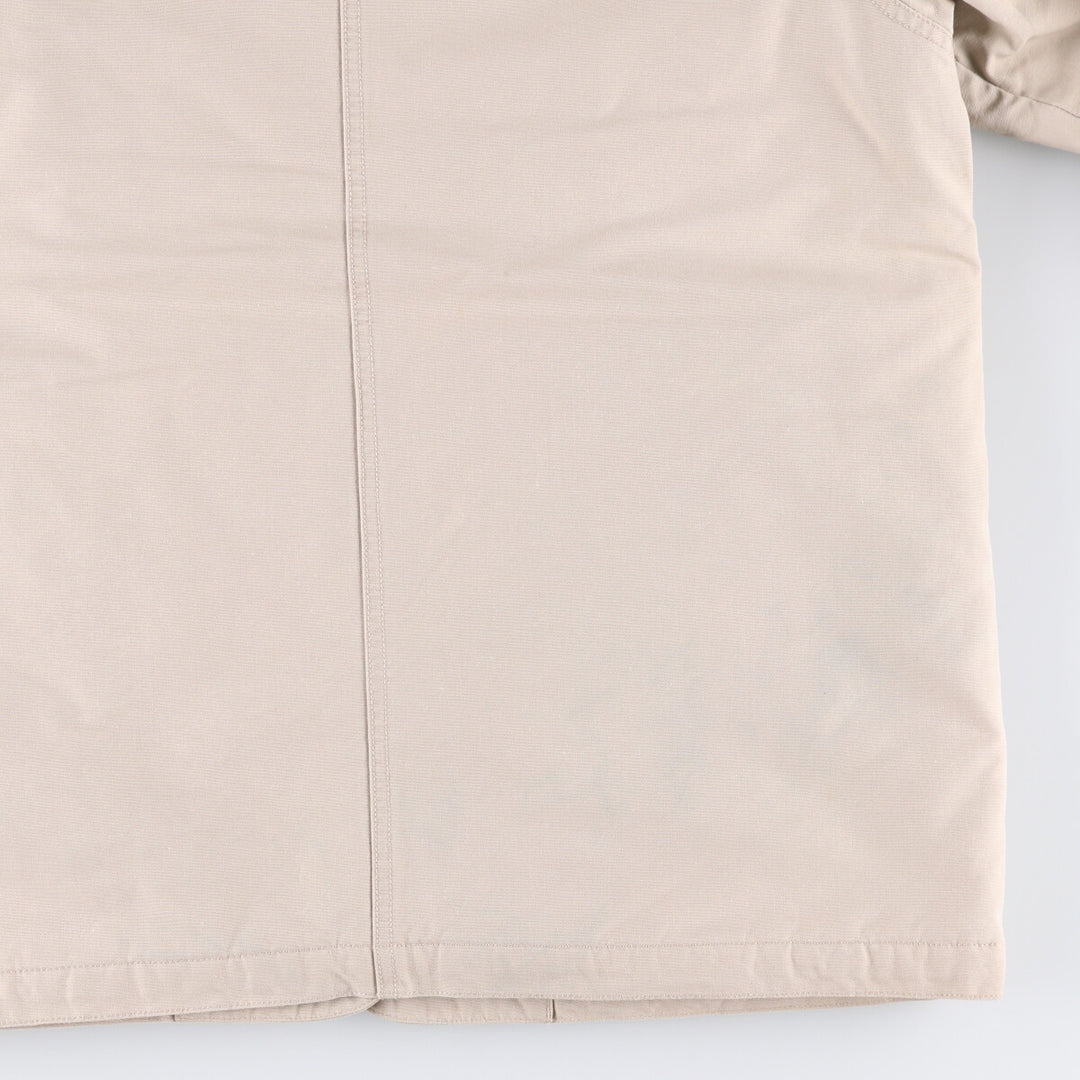 90'S LLBean padded coverall, women's size M, vintage corduroy collar cotton Beige type Vintage Second Hand