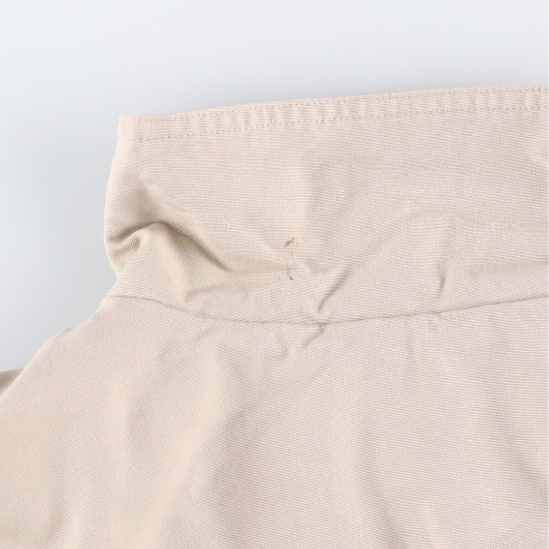 90'S LLBean padded coverall, women's size M, vintage corduroy collar cotton Beige type Vintage Second Hand