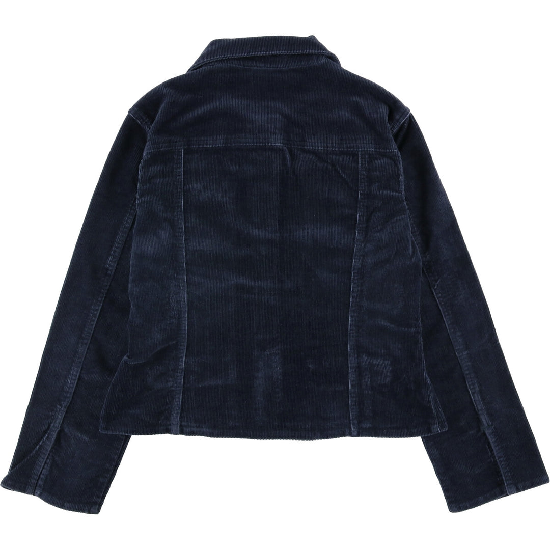 90'S Chadwick's RealComfort Corduroy Jacket, Women's Size Medium, Vintage cotton navy blue type Vintage Second Hand