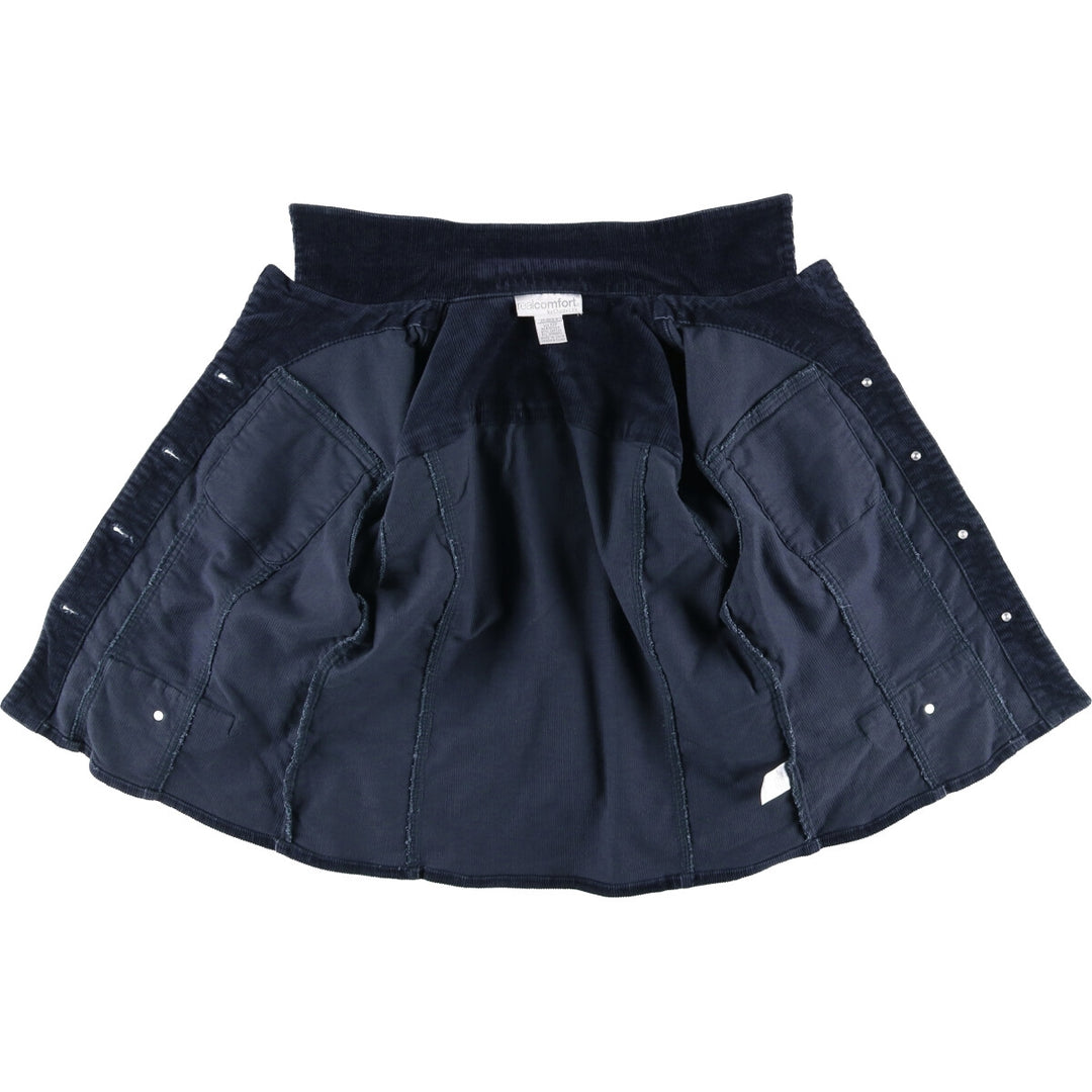 90'S Chadwick's RealComfort Corduroy Jacket, Women's Size Medium, Vintage cotton navy blue type Vintage Second Hand