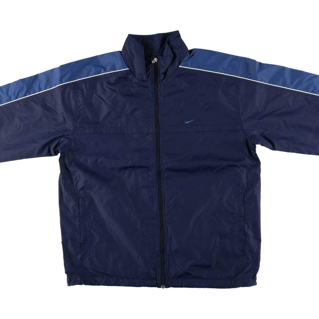 00'S Nike Nylon Jacket Men's Size L Nylon navy blue type Vintage Second Hand