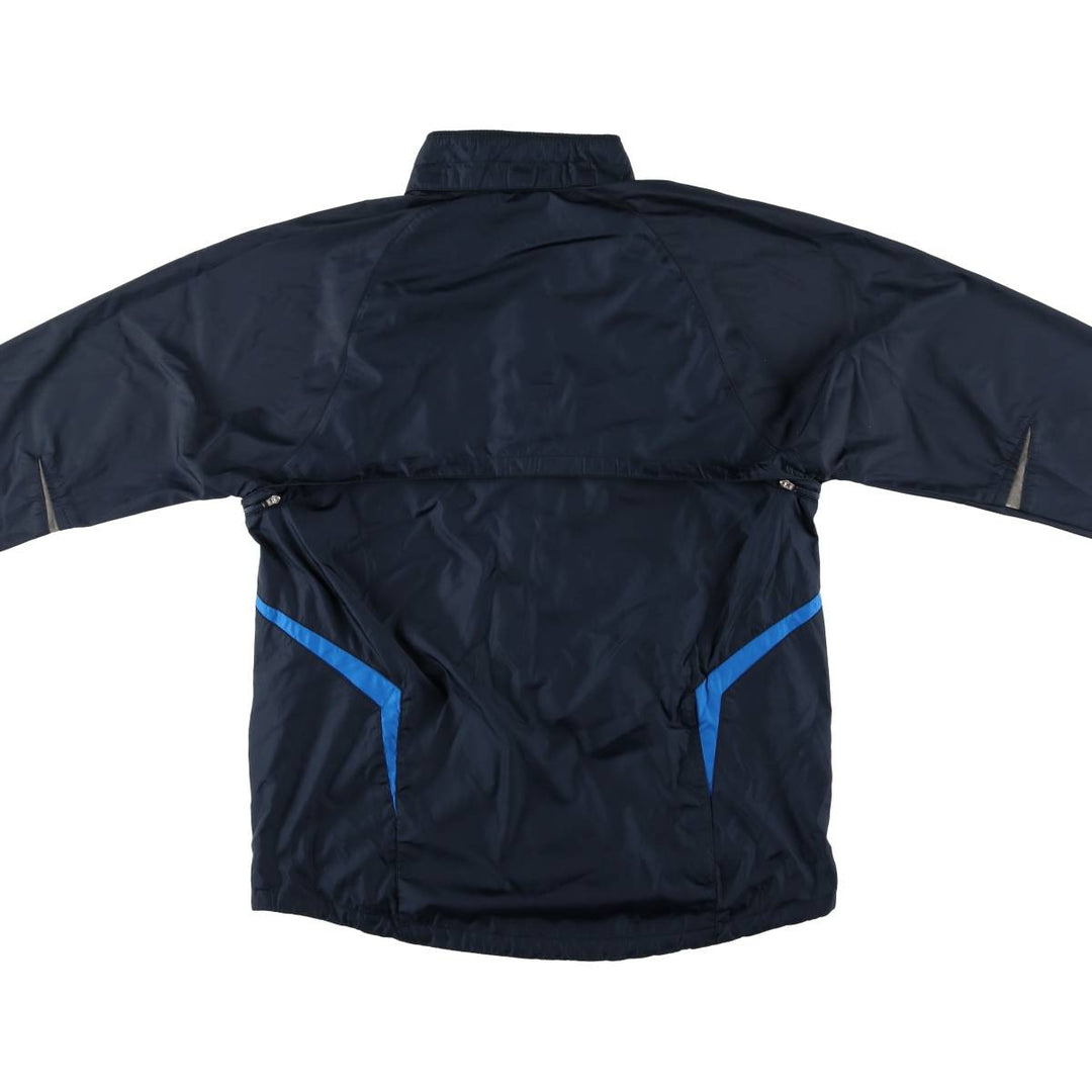 2000'S Nike FIT 2-Way Windbreaker, Men's Size Medium unclear navy blue type Vintage Second Hand