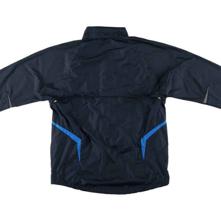 2000'S Nike FIT 2-Way Windbreaker, Men's Size Medium unclear navy blue type Vintage Second Hand