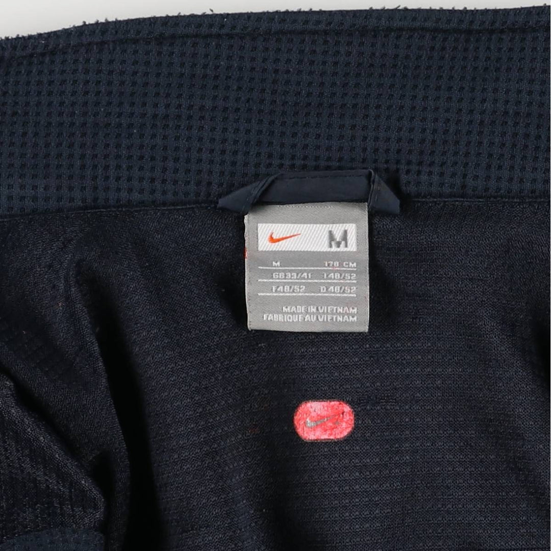2000'S Nike FIT 2-Way Windbreaker, Men's Size Medium unclear navy blue type Vintage Second Hand