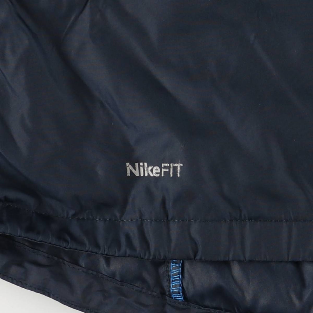 2000'S Nike FIT 2-Way Windbreaker, Men's Size Medium unclear navy blue type Vintage Second Hand