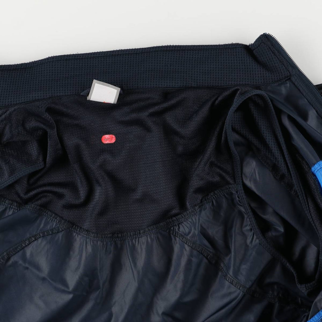 2000'S Nike FIT 2-Way Windbreaker, Men's Size Medium unclear navy blue type Vintage Second Hand