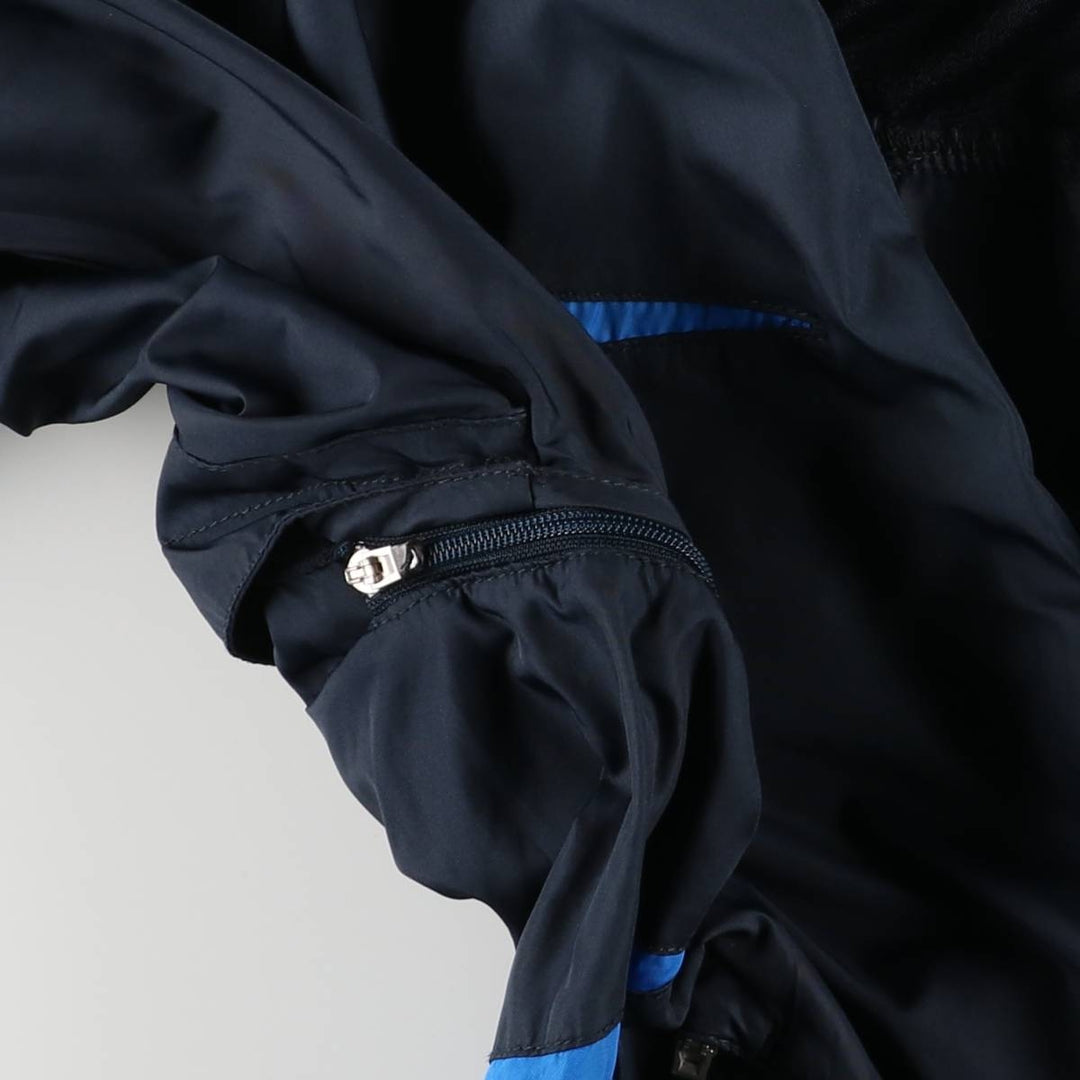 2000'S Nike FIT 2-Way Windbreaker, Men's Size Medium unclear navy blue type Vintage Second Hand