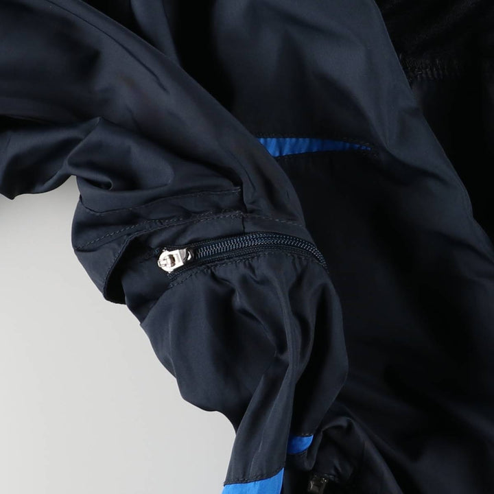 2000'S Nike FIT 2-Way Windbreaker, Men's Size Medium unclear navy blue type Vintage Second Hand