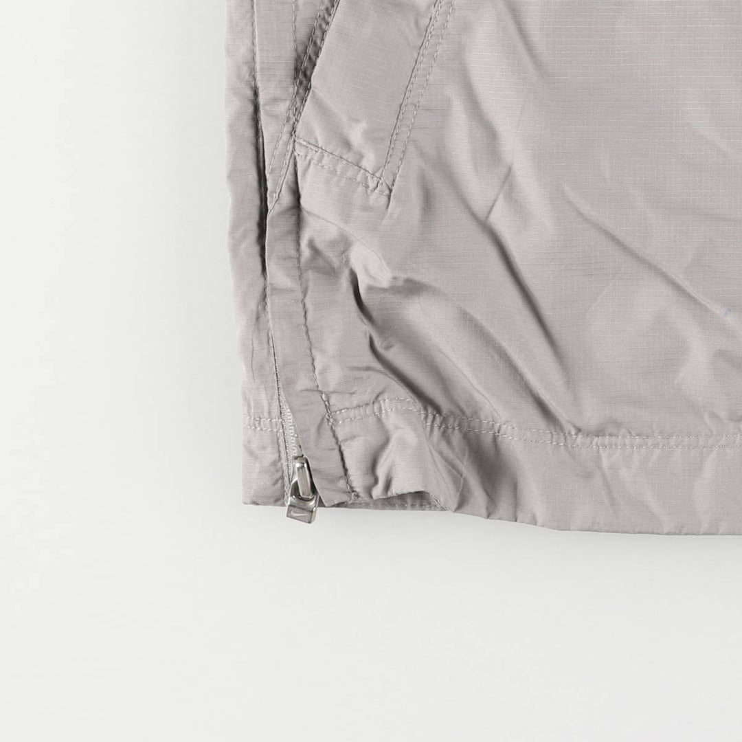 2000'S Nike Hooded Half-Zip Windbreaker, Men's XL polyester gray type Vintage Second Hand