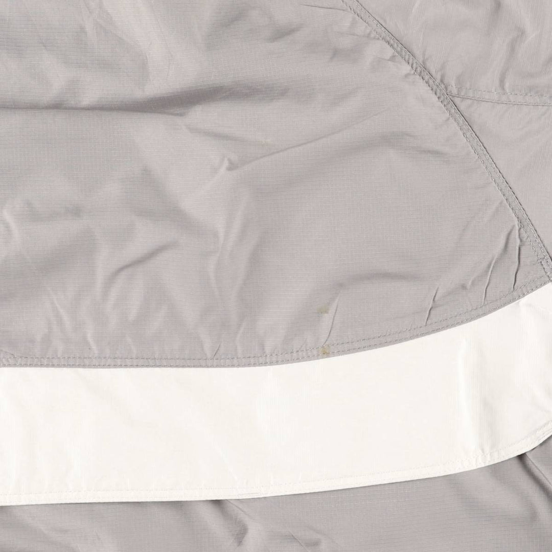 2000'S Nike Hooded Half-Zip Windbreaker, Men's XL polyester gray type Vintage Second Hand