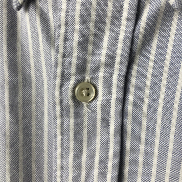 Ralph Lauren Classic Fit Long Sleeve Button Down Striped Shirt Men's XL cotton blue type Vintage Second Hand