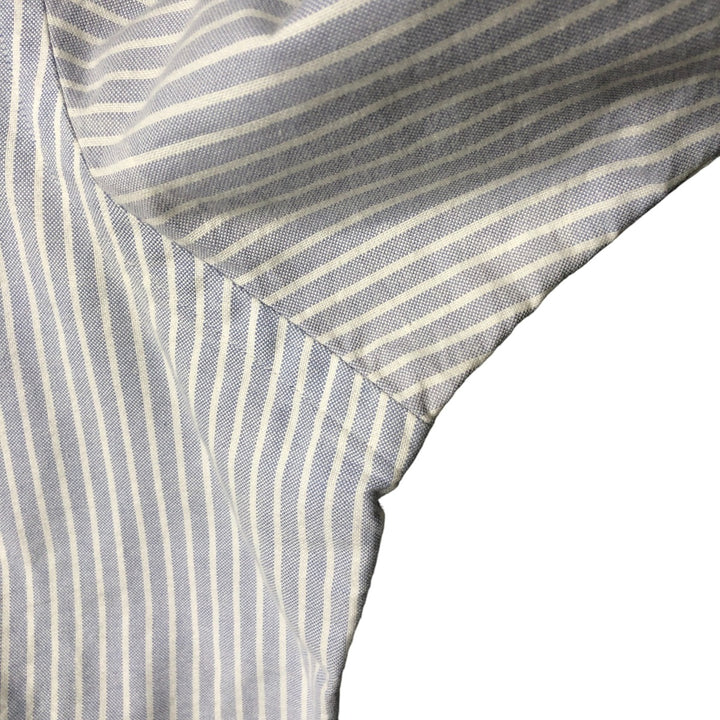 Ralph Lauren Classic Fit Long Sleeve Button Down Striped Shirt Men's XL cotton blue type Vintage Second Hand