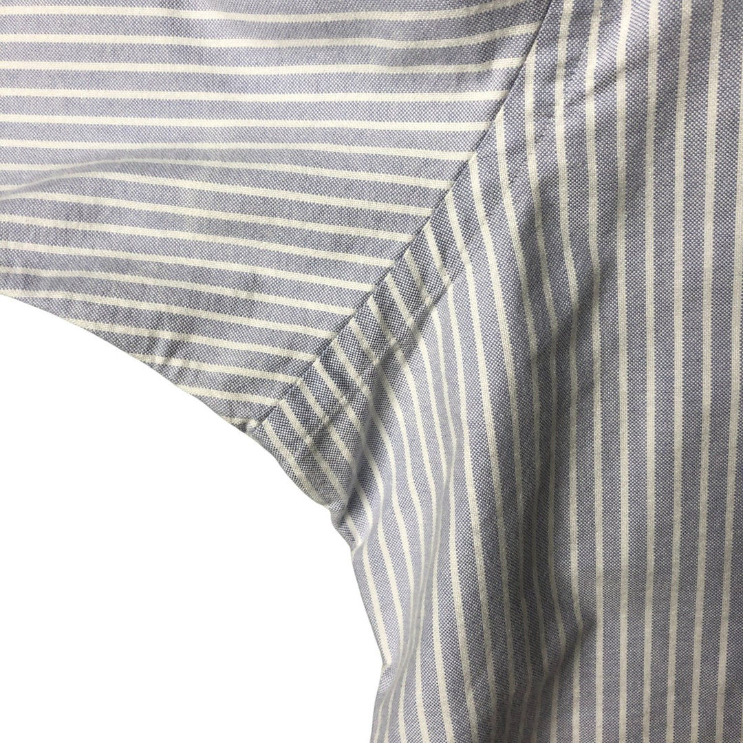 Ralph Lauren Classic Fit Long Sleeve Button Down Striped Shirt Men's XL cotton blue type Vintage Second Hand