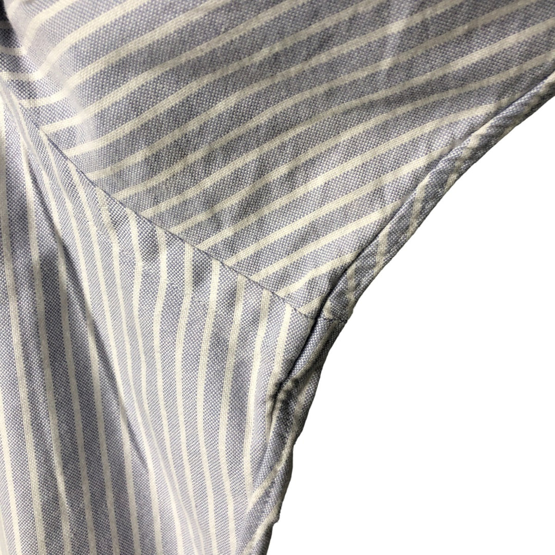 Ralph Lauren Classic Fit Long Sleeve Button Down Striped Shirt Men's XL cotton blue type Vintage Second Hand