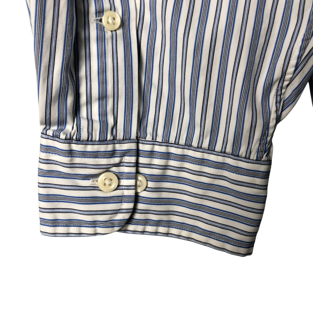 Ralph Lauren Classic Fit Long Sleeve Button Down Striped Shirt Men's XXL cotton blue type Vintage Second Hand