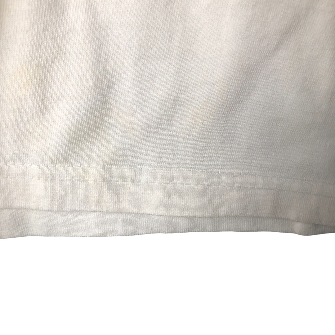 Delta DELTA Ringer T-shirt, Men's Size Medium cotton white type Vintage Second Hand