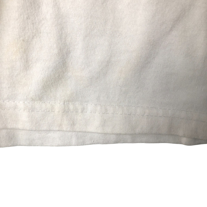 Delta DELTA Ringer T-shirt, Men's Size Medium cotton white type Vintage Second Hand