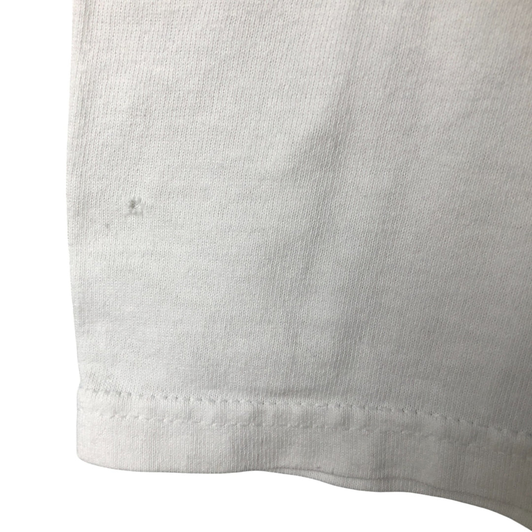 Anvil Ringer T-shirt, Men's M size cotton white type Vintage Second Hand