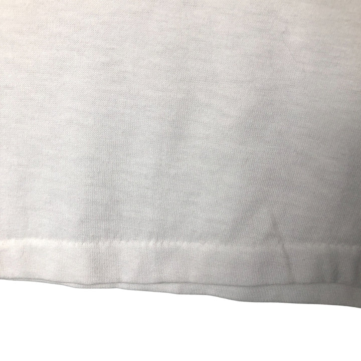 Vintage 1980'S Velva Sheen Ringer T-shirt, Made in USA, Men's Size L polyester white type Vintage Second Hand