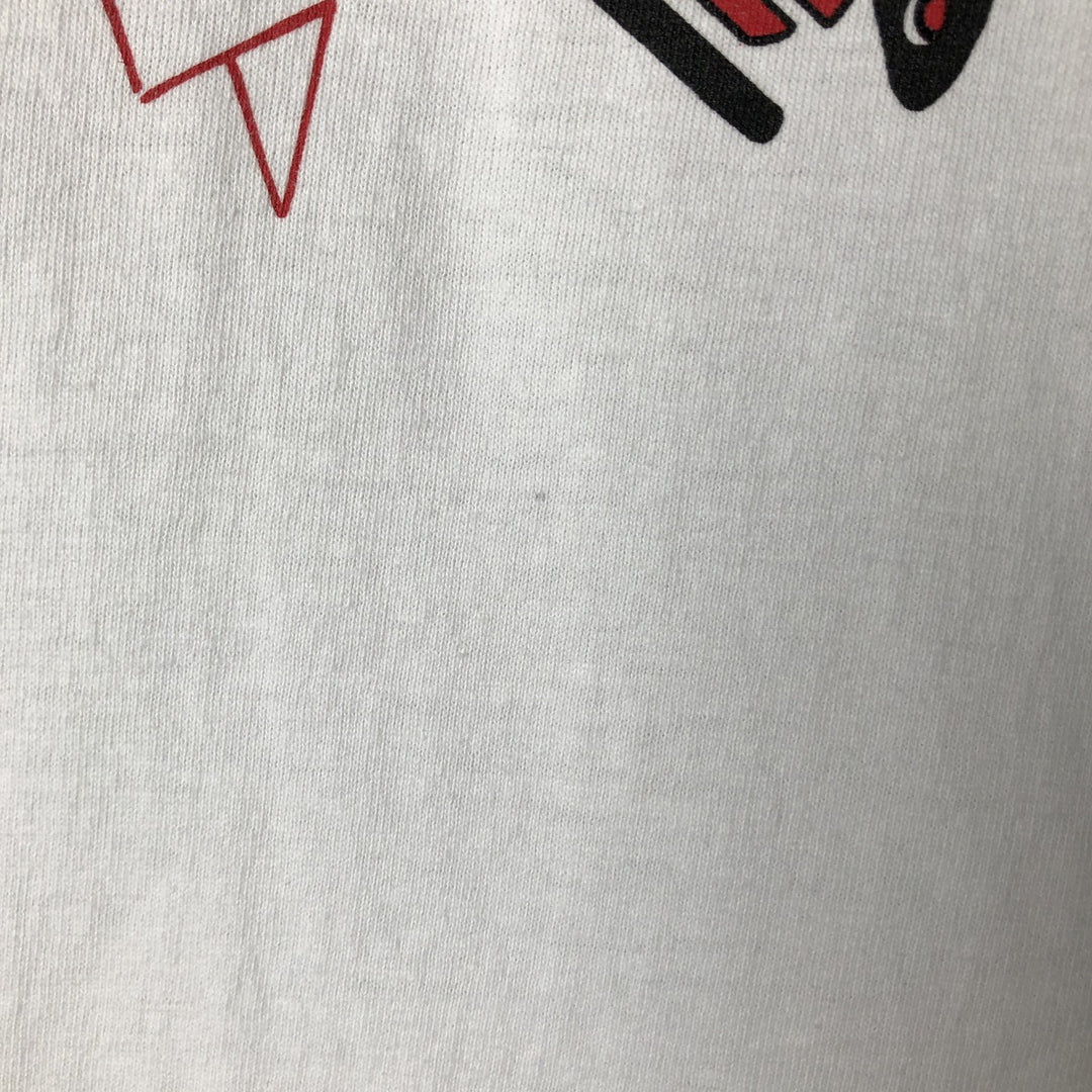 90'S ONEITA PowerPro Souvenir Ringer T-Shirt, Men's XL, Vintage cotton white type Vintage Second Hand