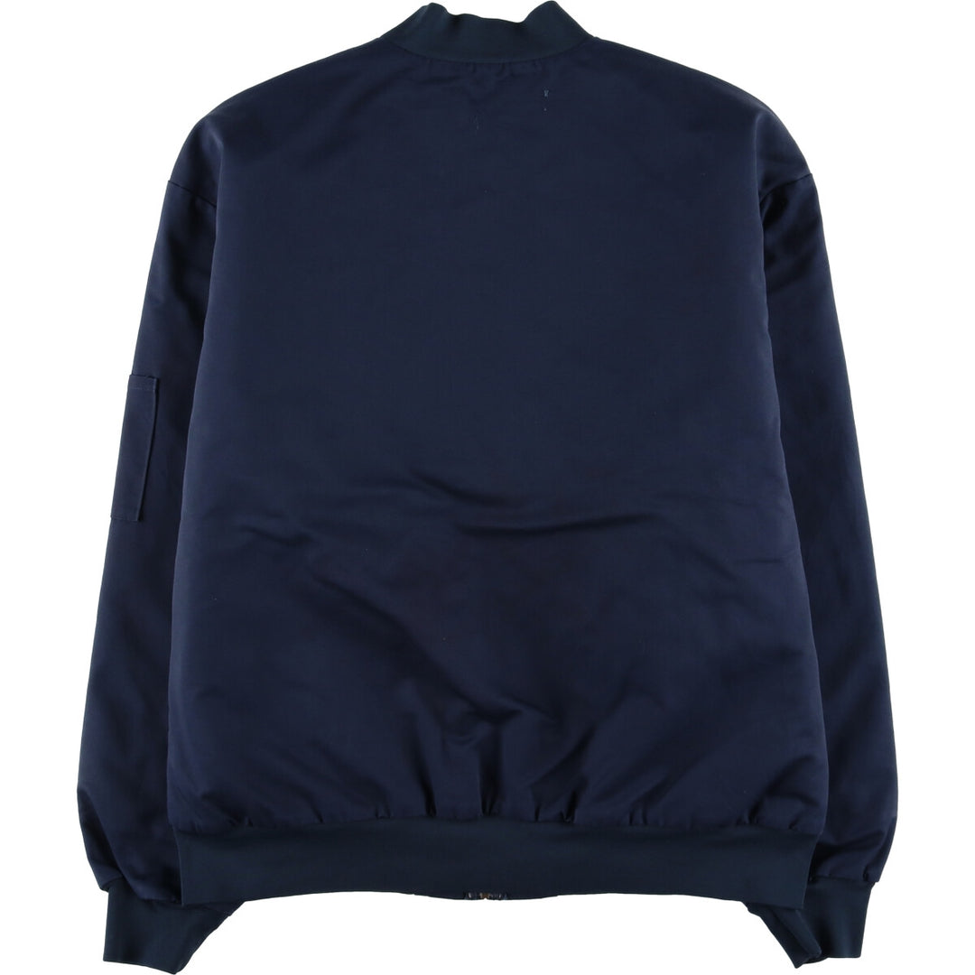 Red kap Work Blouson Men's XL polyester navy blue type Vintage Second Hand