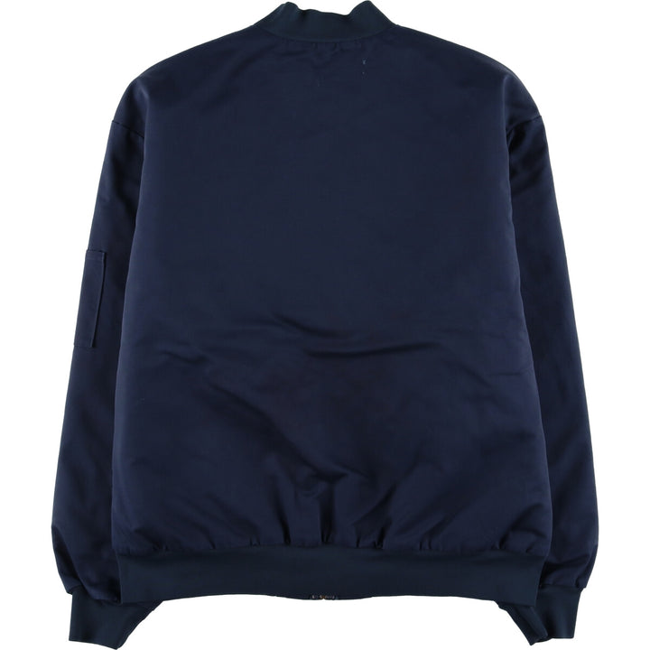 Red kap Work Blouson Men's XL polyester navy blue type Vintage Second Hand