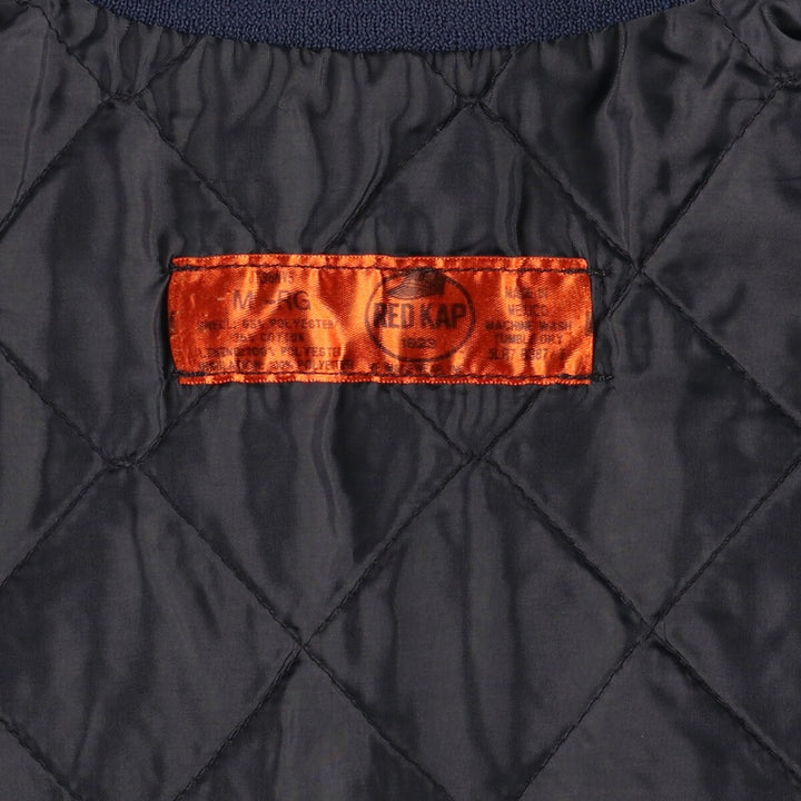 Red Kap Stars and Stripes Work Jacket, Men's Size M polyester navy blue type Vintage Second Hand