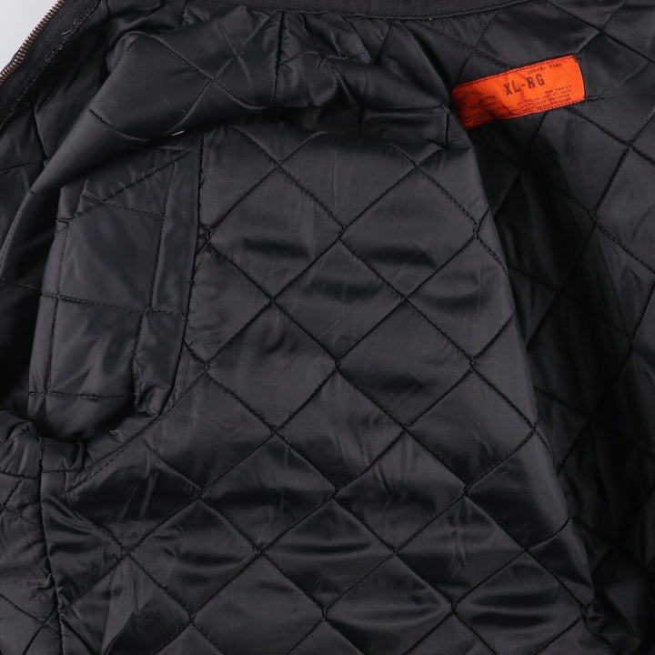 Softwear for Hard Wear Work Jacket, Men's XL polyester black type Vintage Second Hand