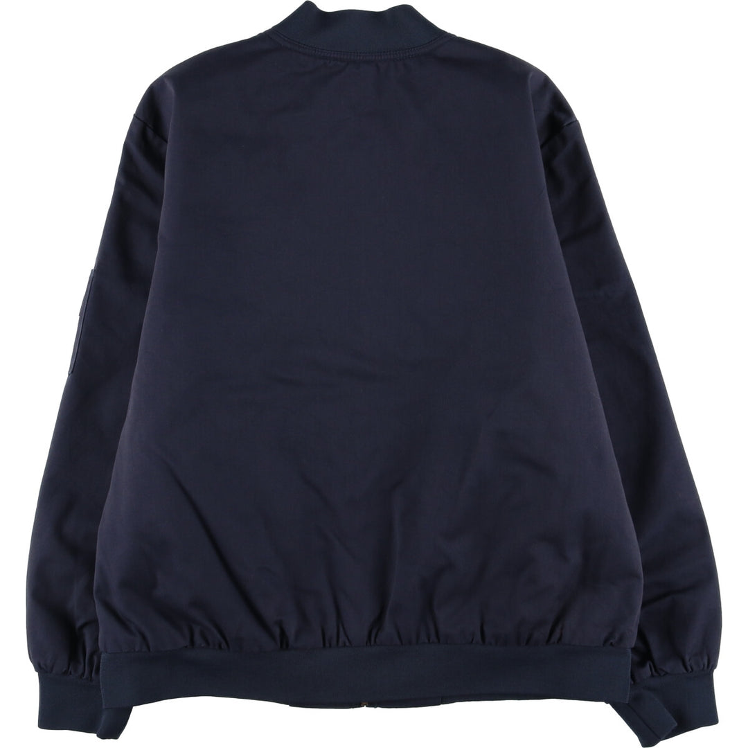 Dickies Work Blouson, Men's Size L polyester navy blue type Vintage Second Hand