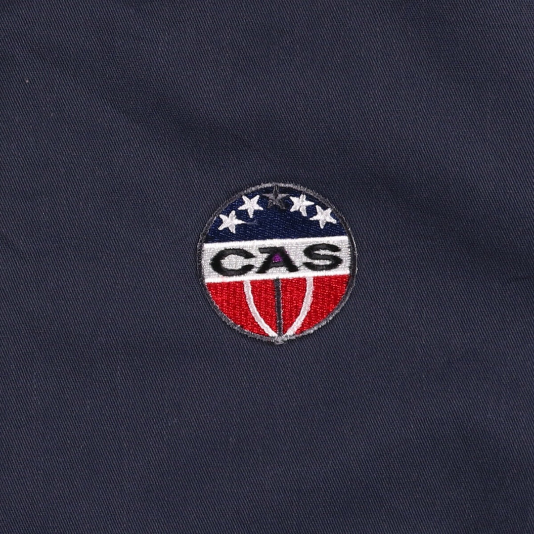 Dickies Work Blouson, Men's Size L polyester navy blue type Vintage Second Hand