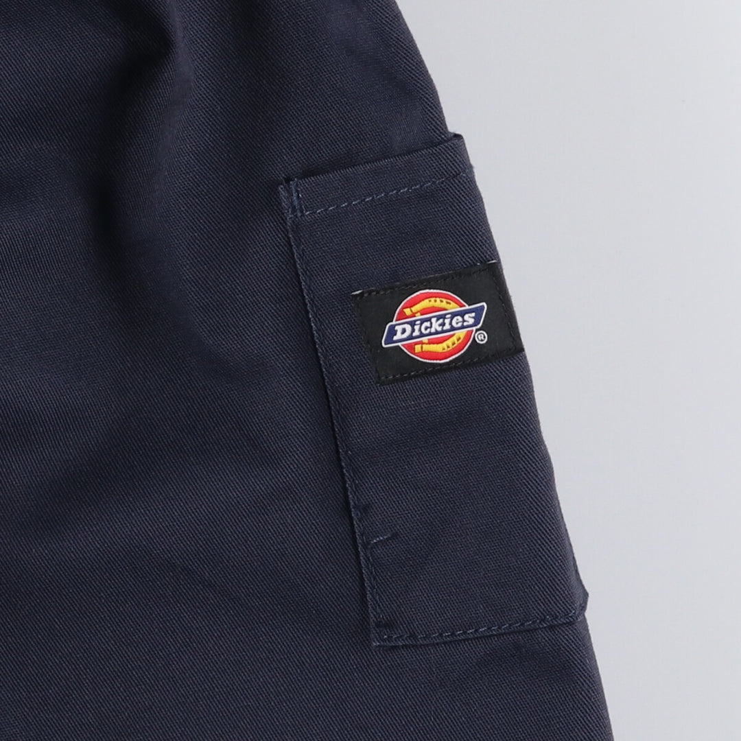 Dickies Work Blouson, Men's Size L polyester navy blue type Vintage Second Hand