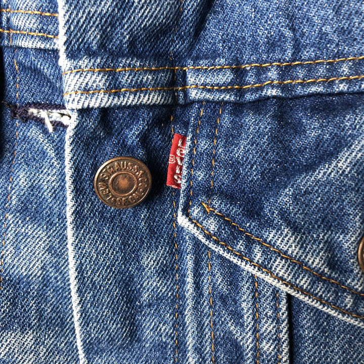 Levi's denim jacket, denim jacket, women's size M unclear blue type Vintage Second Hand