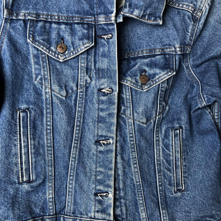 Levi's denim jacket, denim jacket, women's size M unclear blue type Vintage Second Hand
