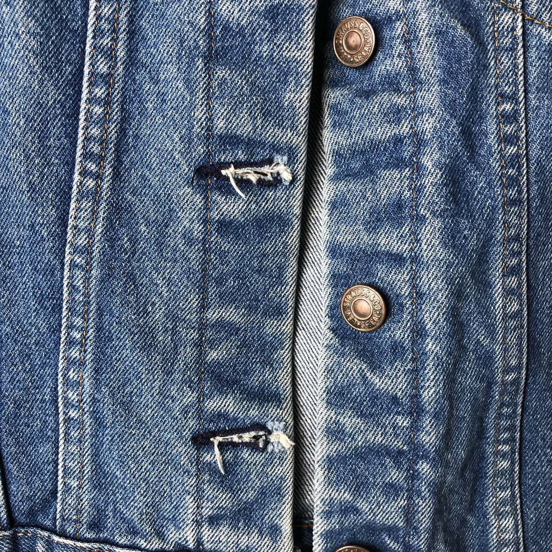 Levi's denim jacket, denim jacket, women's size M unclear blue type Vintage Second Hand