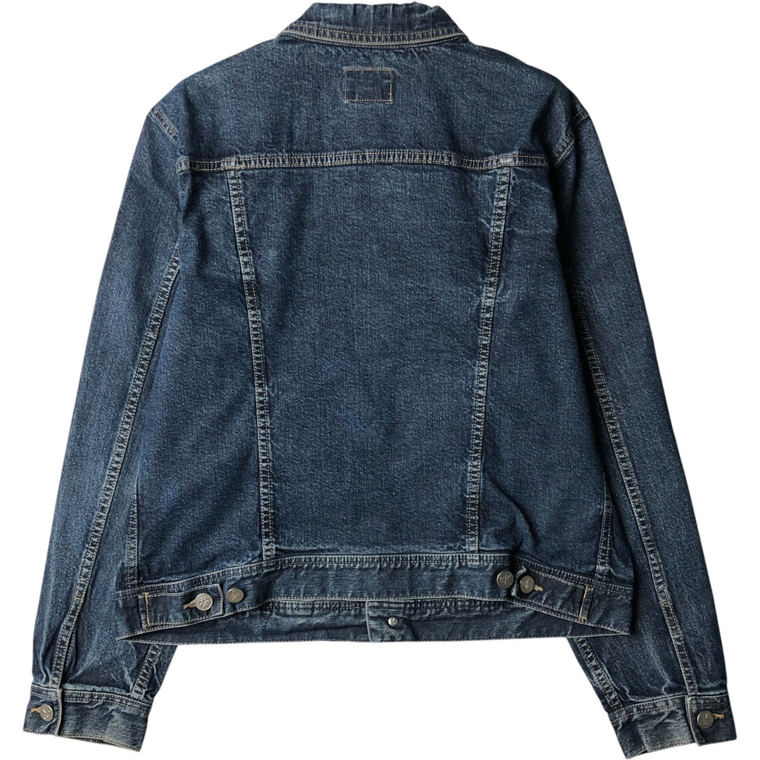 90'S Calvin Klein Jeans Denim Jacket, Women's Size XL, Vintage cotton blue type Vintage Second Hand