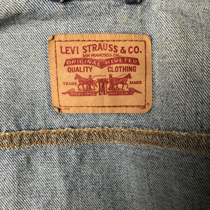 Levi's denim jacket, denim jacket, women's size L cotton blue type Vintage Second Hand